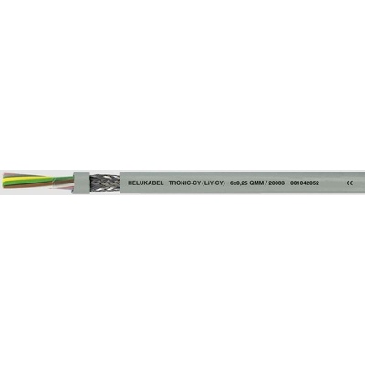 Helu 20006-1000 dátový LiYCY 7 x 0.14 mm² sivá 1000 m