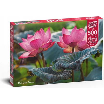 Cherry Pazzi Růžový květ lotusu 500 dílků