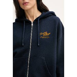 Tommy Hilfiger суичър с цип дамски от памук (WW0WW47845) - answear - 174,05 лв