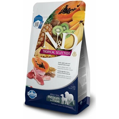N&D Tropical Selection AG adult maxi & Medium lamb 10 kg