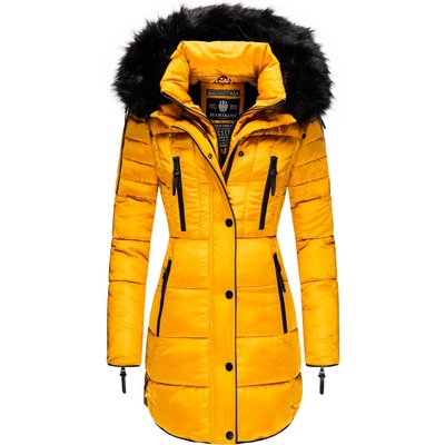 MARIKOO Зимно палто 'Moonshine' жълто, размер M