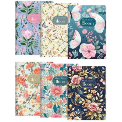 Тетрадка Junior Bloom А4 40л. м. к. редове (1120761-254441)