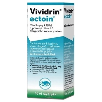 Valeant Vividrin Ectoin oční kapky 10 ml