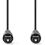 Nedis CAGL25000BK20 оптичен аудиокабел, TosLink щепсел, дължина 2 m (CAGL25000BK20)