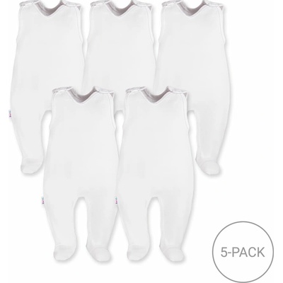 5pack dupačky bílé