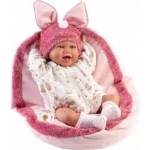 Peterkin Laughing baby doll Mimi with a pillow 42cm