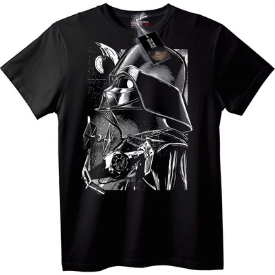 NOONEBRAND Тениска Dart Vader Star Wars - L, White