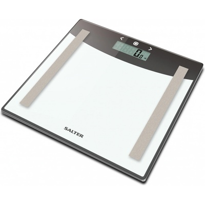 Salter 9137 SVWH3R Silver White Glass