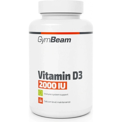 GymBeam Vitamin D3 2000 IU unflavored 60 kapslí – Zbozi.Blesk.cz