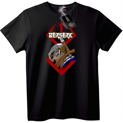 NOONEBRAND Тениска Berserk Гатс - 2XL, White