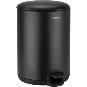 HORECANO HOME-Кош с педал 5L ЧЕРНО Ø21.1xh31.8cm (86426-ZB-002PC-BLACK) (0185174)