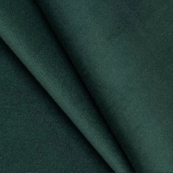Velúrová poťahová látka Velluto 10, farba tmavo-zelená, metráž 145 cm