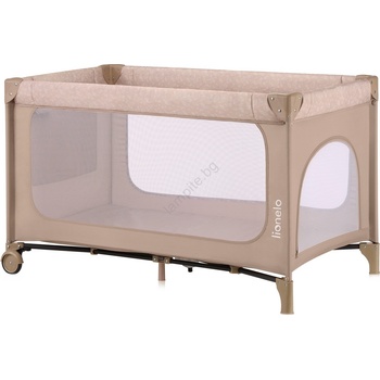 Lionelo - Преносима бебешка кошара JASMIN EASY FOLD (бежов пясък) (LN0303)