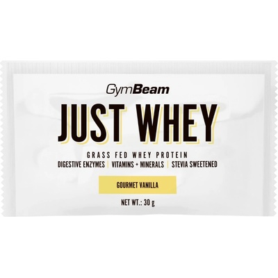 GymBeam Just Whey Grass-Fed Protein 30 g gourmet vanilla