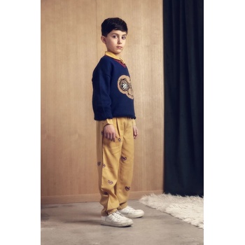 Mini Rodini Детски памучен пуловер Mini Rodini E. T (25820155)