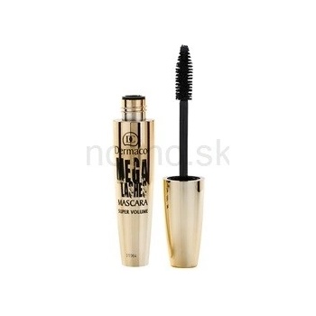 Dermacol Mega Lashes Super Volume riasenka Black 13 ml
