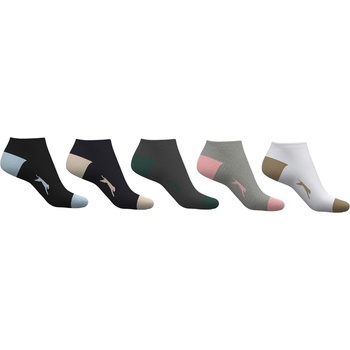 Slazenger Дамски чорапи Slazenger Trainer Socks 5 Pack Ladies - Colours