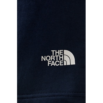 The North Face къс панталон тип анцуг дамски с памук SIMPLE DOME LIGHT REGULAR (NF0A8GQB8K21)
