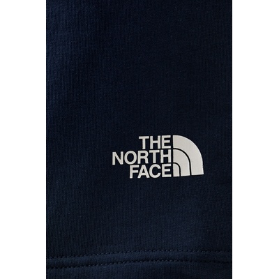 The North Face къс панталон тип анцуг дамски с памук SIMPLE DOME LIGHT REGULAR (NF0A8GQB8K21)