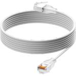 Ubiquiti UniFi Premium Patch Cable UACC-Cable-Patch-EL-C6A-1M-W - ултратънък пач кабел с оплетка, проектиран и оптимизиран за 10 GbE мрежи, с полупрозрачен RJ45 конектор с капаче за оптимално Etherlighting (UA
