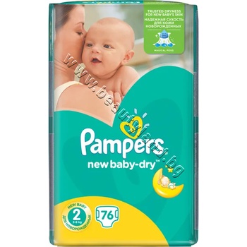 Pampers Пелени Pampers New Baby Mini, 76-Pack, p/n PA-0202414 - Пелени за еднократна употреба за бебета с тегло от 4 до 8 kg (PA-0202414)