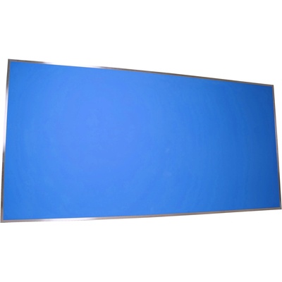 VYLEN s.r.o. Pěnová nástěnka s hliníkovým rámem 200 x 100 cm Modrá 50, 2000 mm x1000 mm