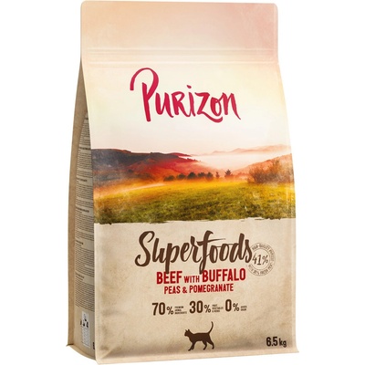 Purizon Superfoods hovädzie mäso s byvolom, hráškom a granátovým jablkom 6,5 kg