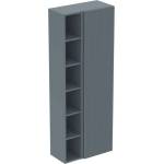 Ideal Standard Finesse - Висок шкаф 60x30x160 см, 1 врата, панти отдясно, Ribbed Matt ashblue E3442UQ (E3442UQ)