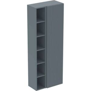 Ideal Standard Finesse - Висок шкаф 60x30x160 см, 1 врата, панти отдясно, Ribbed Matt ashblue E3442UQ (E3442UQ)