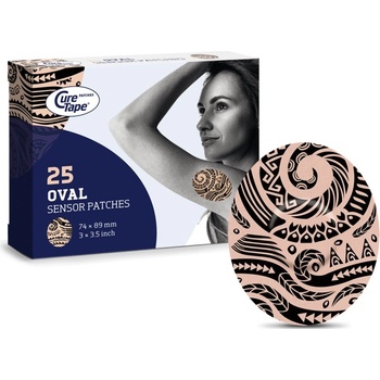 CureTape® Sensor Patches Art предпазни лепенки боя Tattoo 25 бр