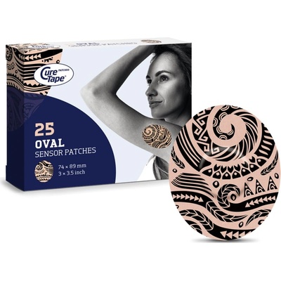 CureTape® Sensor Patches Art предпазни лепенки боя Tattoo 25 бр