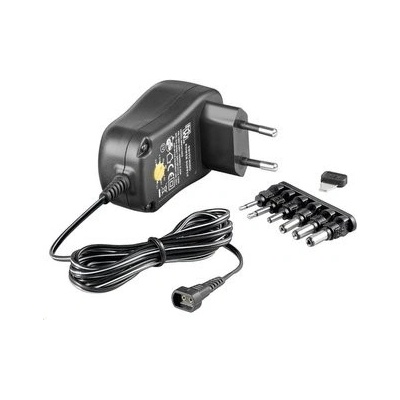 goobay Univerzální napájecí adaptér 230V 3-12V / stejnosměrný 1000mA (ppadapter-70)