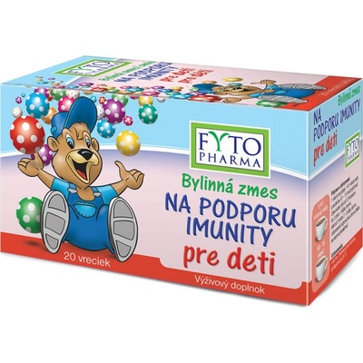 Fytopharma Bylinná zmes na podporu imunity pre deti porciovaný 20 x 1,5 g