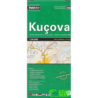 mapa Kucova 1:50 t. laminovaná