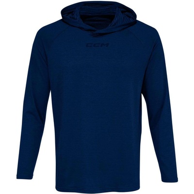 CCM mikina CCM Premium Training Hoodie SR tmavo modrá Senior