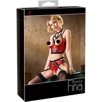 Image 1 of Abierta Fina - комплект пръстен за повдигане на бюста (червен)