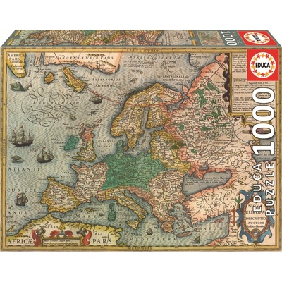 EDUCA Mapa Evropy 1000 dílků