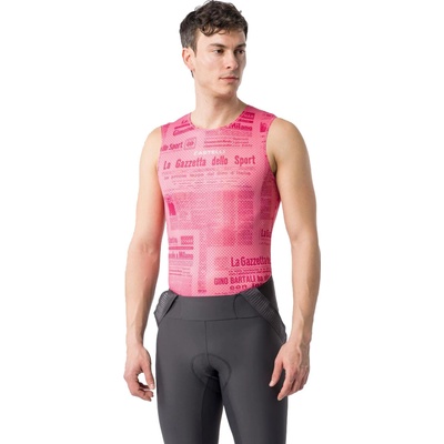 Castelli GAZZETTA DELLO SPORT BASE LAYER 025 Giro ružová
