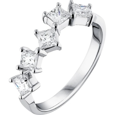 Tiami Prsten z bílého zlata s diamanty Stellar Line RSTW24001