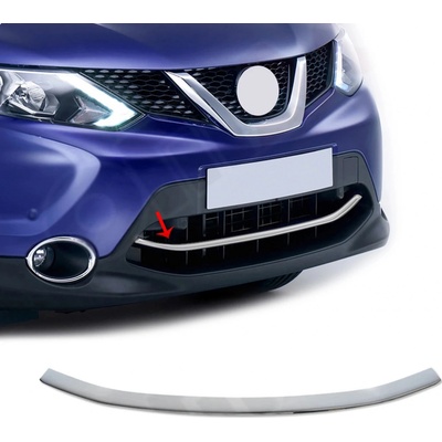 Omtec Nerez spodní lišta předního nárazníku Nissan Qashqai 2014-2017