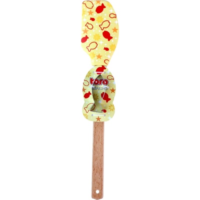 Silikónová stierka s vykrajovačom TORO 32cm MIX vianočných motívov