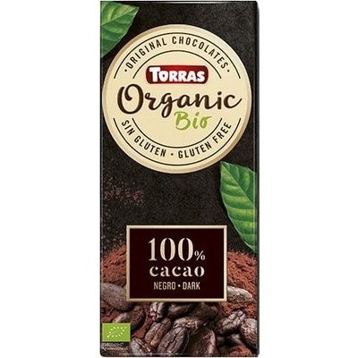 Torras Bio Bezlepková horká čokoláda 100% 100 g