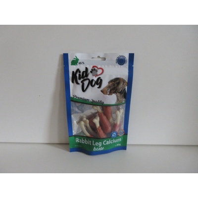 KidDog králičí maso na kalciové kostičce 80 g
