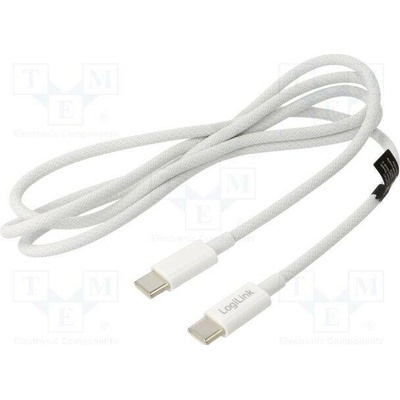 Logilink CU0341 USB 2.0 USB C vidlice z obou stran 1m bílý