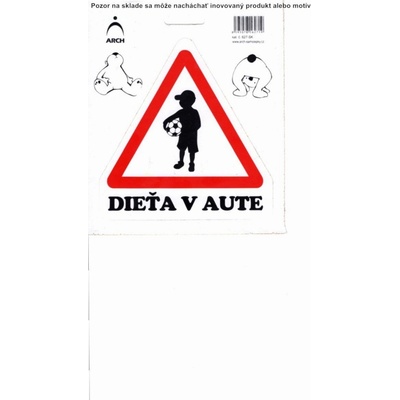 Piktogram Dieťa v aute!