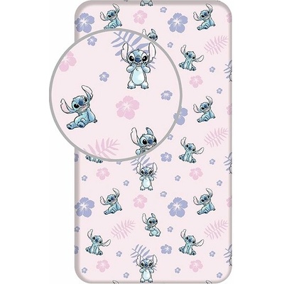 Jerry Fabrics Plachta Lilo and Stitch Pink 90x200x25