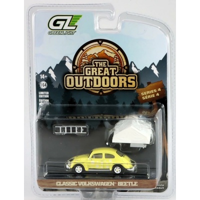 GreenLight Volkswagen Beetle Classic se střešním stanem 1:64