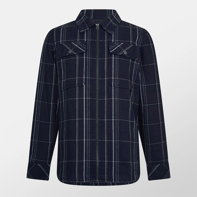 G Star Риза с дълъг ръкав G Star Men's GPO Zipped Long Sleeve Overshirt - Yoto Check