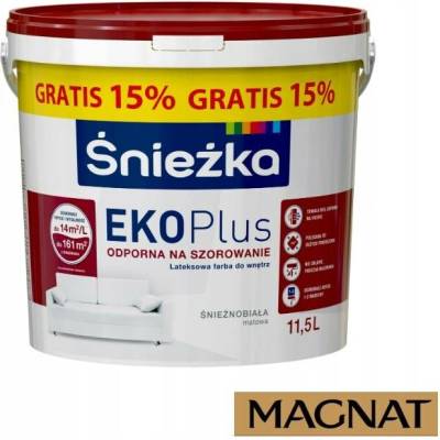 Śnieżka Latexová na zeď 11,5 l Sněhově bílá mat