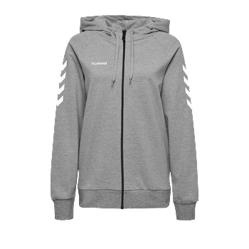 Hummel Суитшърт с качулка Hummel GO COTTON ZIP HOODIE WOMAN 204232-2006 Размер XS